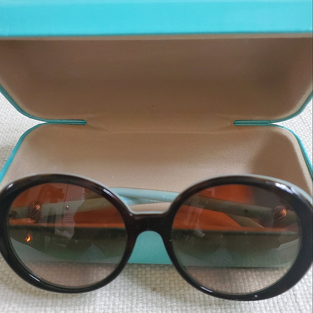 Tiffany sunglasses w/ Tiffany Blue frame